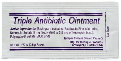 Medi-First® Triple Antibiotic Single Use Packet