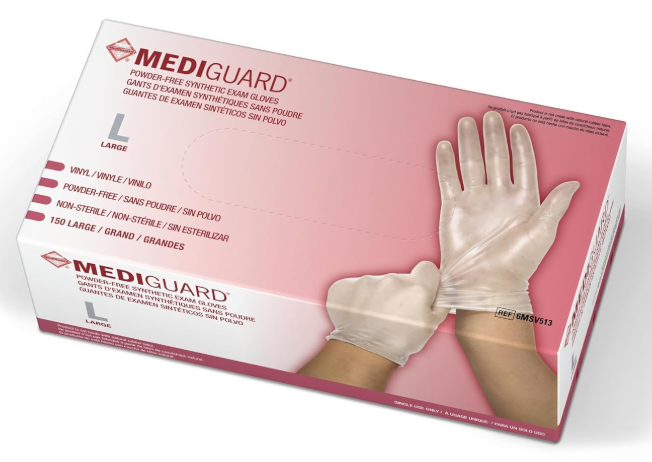 MediGuard Vinyl Exam Gloves