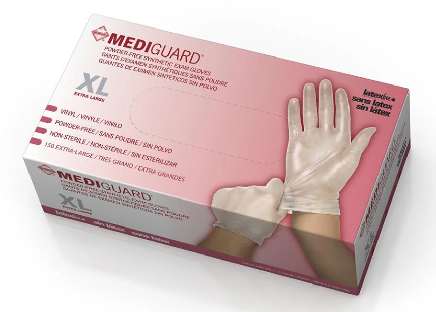 MediGuard Vinyl Exam Gloves