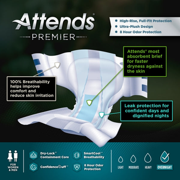 Attends® Premier Brief/Diaper