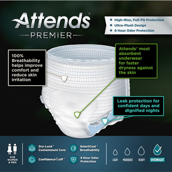 Attends® Premier Pull On Underwear