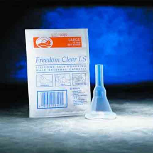 Male External Catheter 28MM Freedom Clear SS (COL 5210)