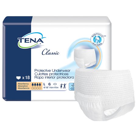 TENA Classic Protective Underwear (Pull-Ups) Moderate Absorbency