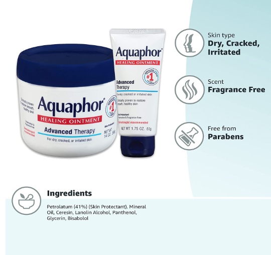 Aquaphor® Advanced Therapy Moisturizer Unscented Ointment