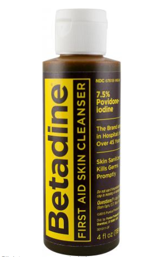 Skin Prep Solution Betadine® Povidone Iodine