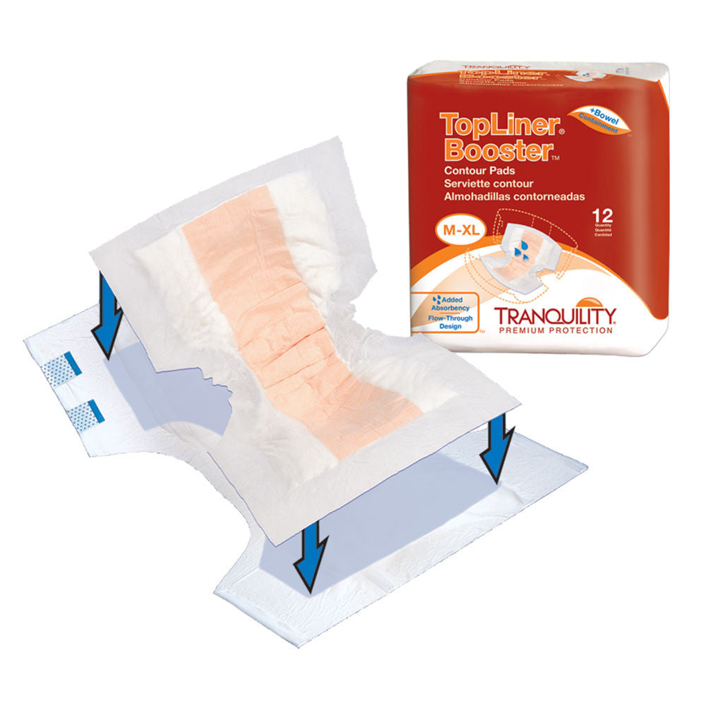 Tranquility® Topliner Booster Contour Pad Rely Medical Supply, LLC