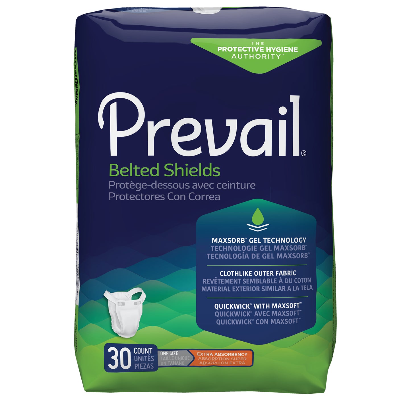 Prevail® Premium Belted Shields