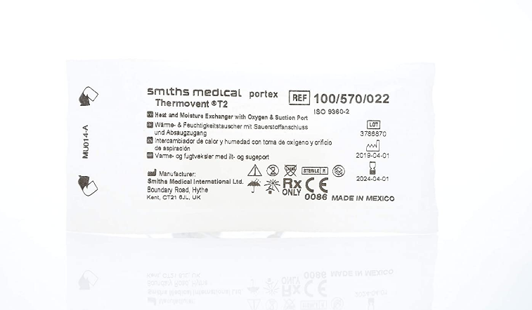 Thermovent® T2 Heat & Moisture Exchanger (HME)