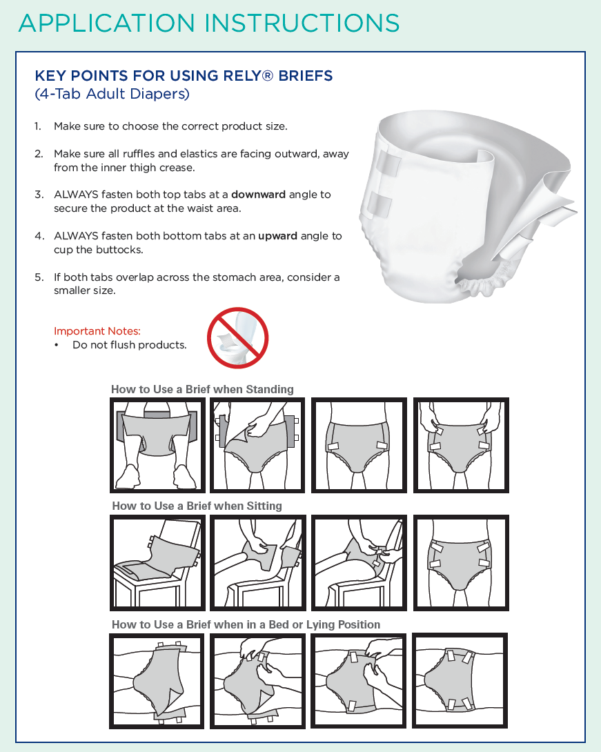 Rely Briefs/Diapers
