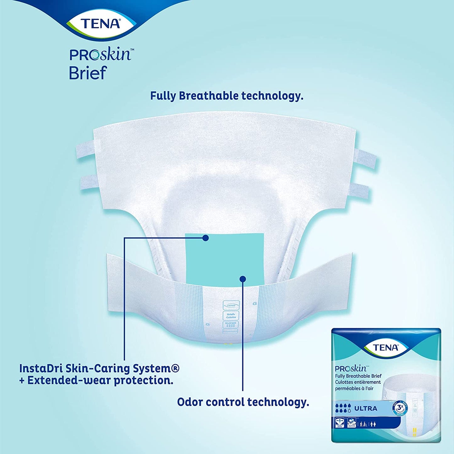 TENA® Ultra Breathable Briefs (Diaper)