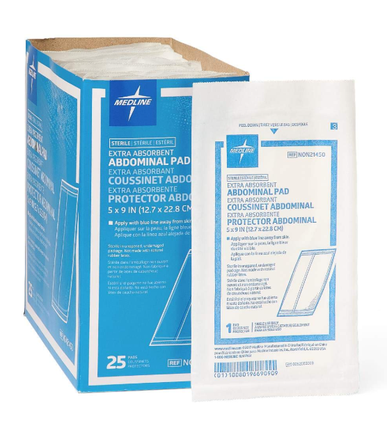 Medline Sterile Abdominal Pads