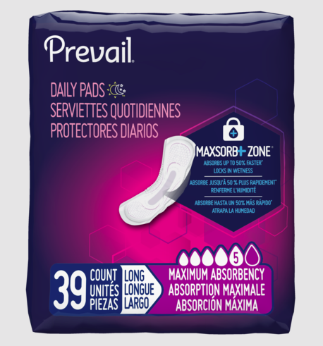 Prevail® Bladder Control Pad - Maximum Long 13"