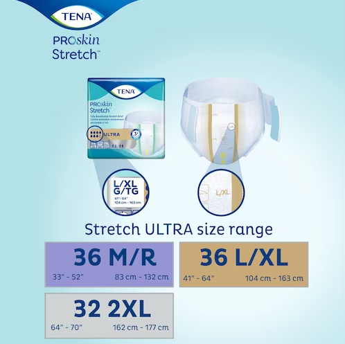 TENA® ProSkin Stretch™ Ultra Brief (Diaper)