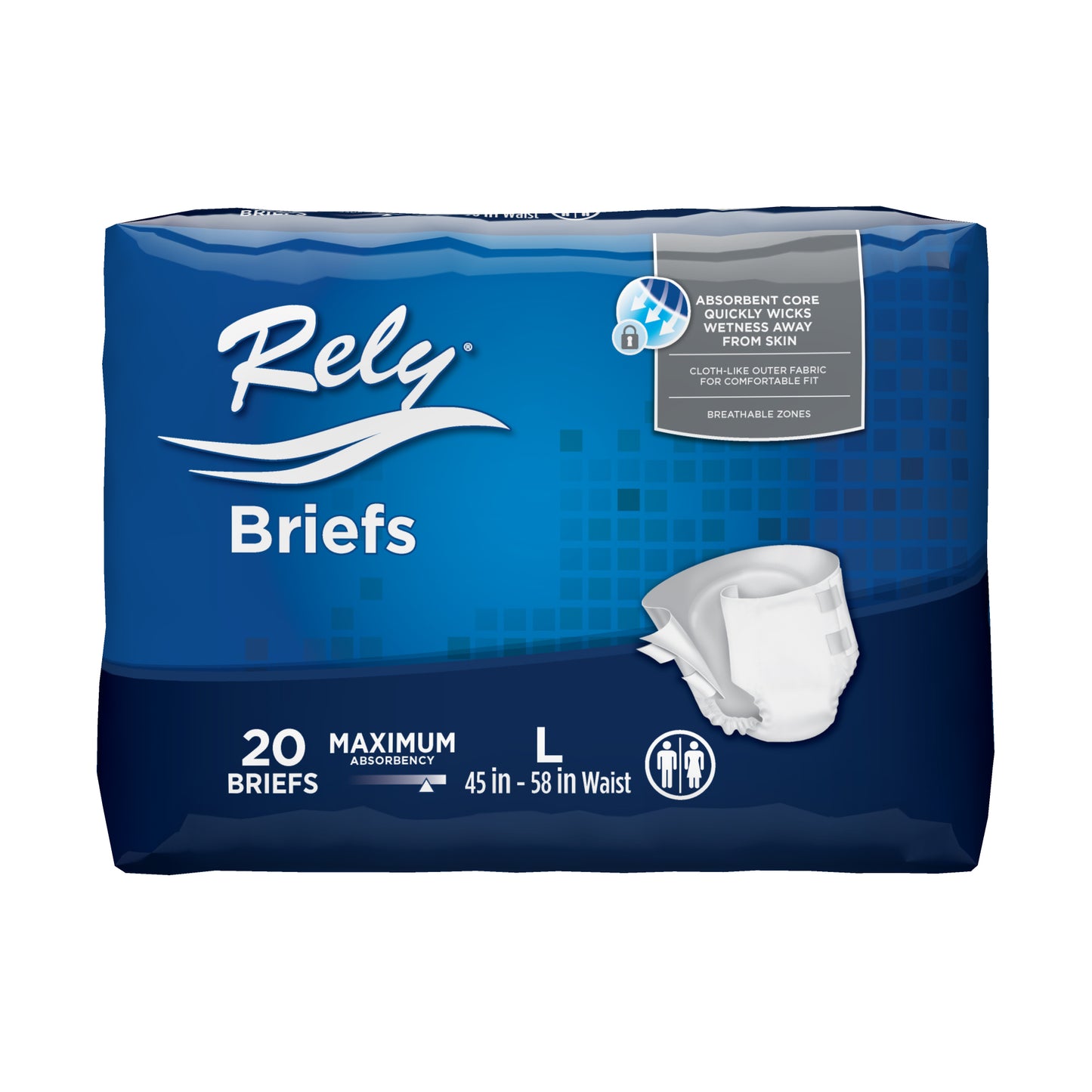 Rely Briefs/Diapers  - 20ct