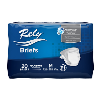 Rely Briefs/Diapers  - 20ct