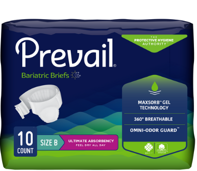 Prevail Bariatric Incontinence Brief for Men & Women