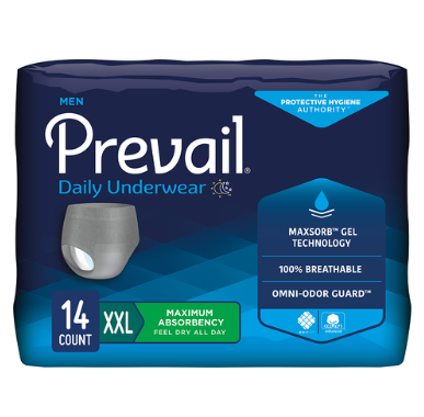 Prevail® Men's Incontinence Underwear Maximum Absorbency