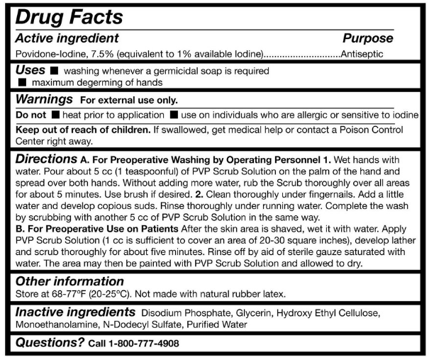 Surgical Scrub Solution - 7.5% Strength Povidone-Iodine